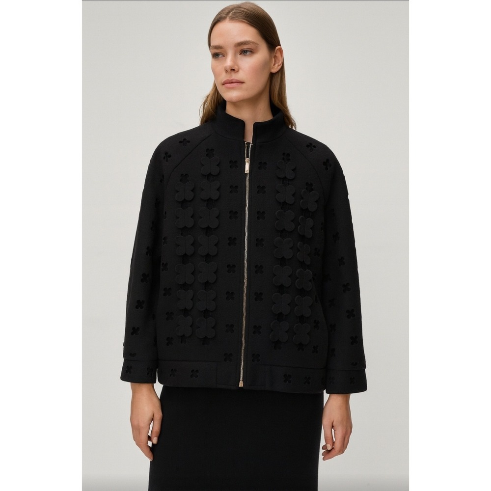 Caban Romantic - Made In Italy - Black - Jacket - Size: 44 - US M/L